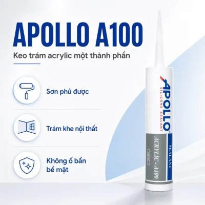 Keo silicone Apollo Acrylic Sealant A100