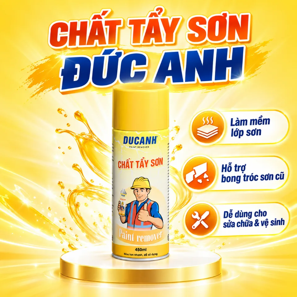 Chất tẩy sơn Đức Anh