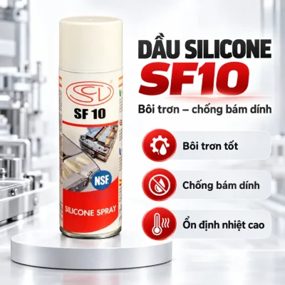 Dầu silicone bôi trơn chống dính cho thực phẩm SF10