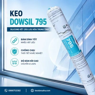 Dowsil 795 - Keo silicone kết cấu